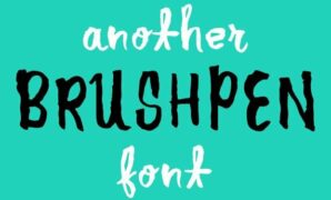 Another-brush-pen-font.jpg Another Brush Pen Font