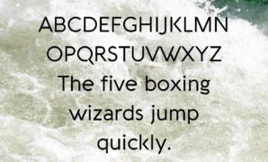 Aquawax Font