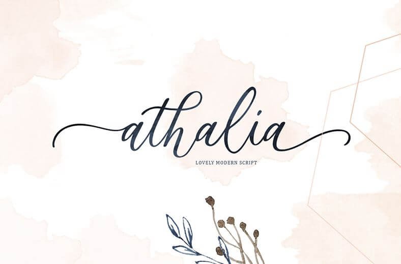Athalia Script Font