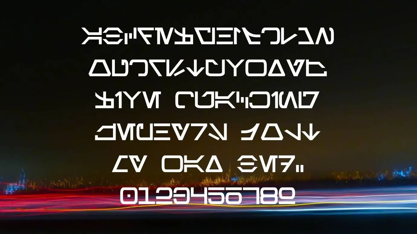 Aurebesh Font