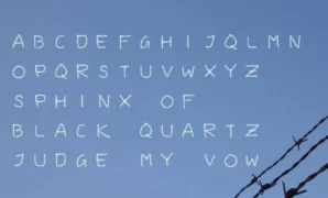 Barbed Wire Font