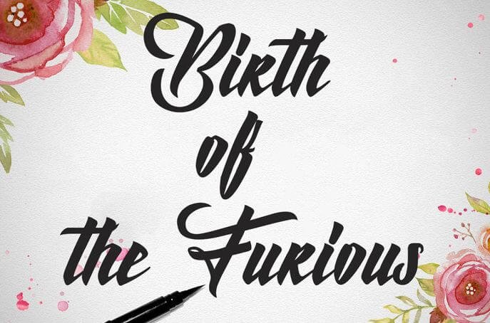 Birth of the Furious Font