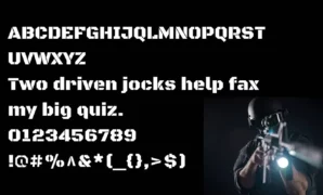Black Ops One Font