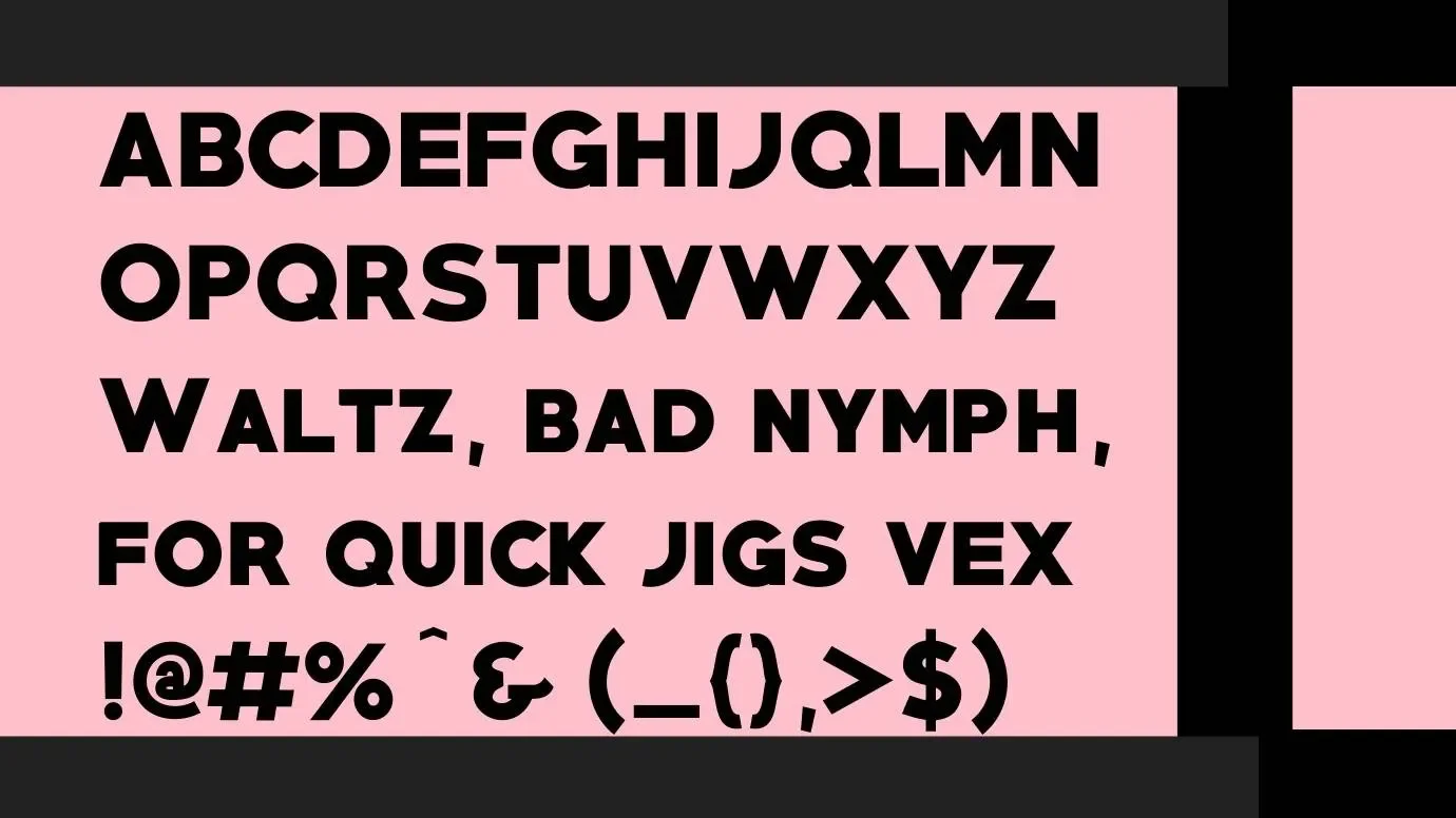 Blackpink Font