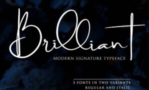 Brilliant Signature Font