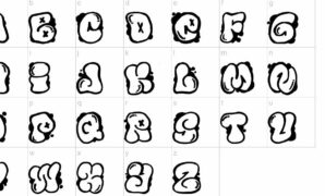 Bubble Typeface Font