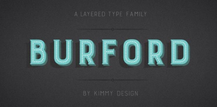 Burford Marquee Font