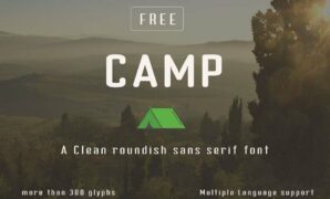 Camp typeface Font