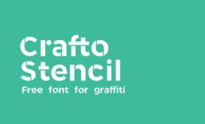 Carfto-stencil-font.jpg Crafto Stencil Typeface Font