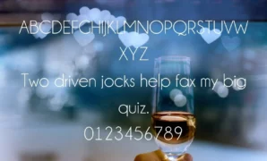 Champagne & Limousines Font