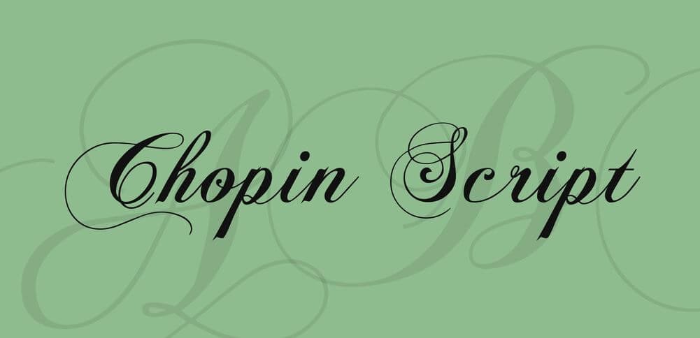 Chopin Script Font