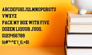 College Block Font