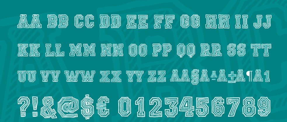 Ficticcia College Font