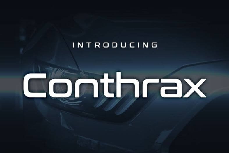 Conthrax Font