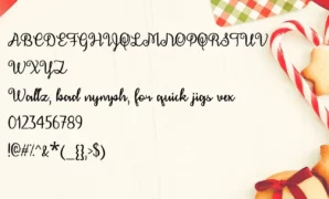 December Calligraphy Font