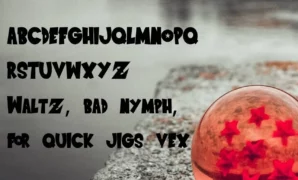 Dragon Ball Z Font