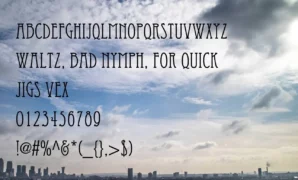 Eccentric Font