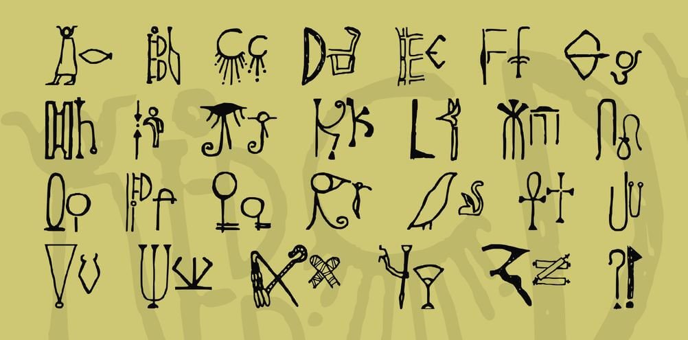Egyptian Font