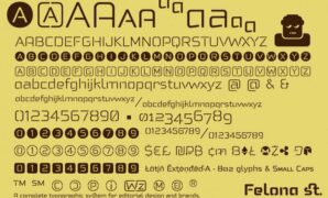 Felona st. Neo Stencil Font