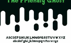The Friendly Ghost Font