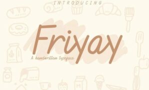 Friyay Handwritten Font