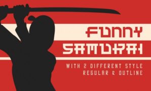 Funny Samurai Typeface Font