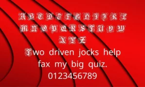 Gothic Flourish Font