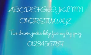 Halo Handletter Font