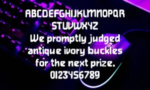 Heavy Weight Gamer Font