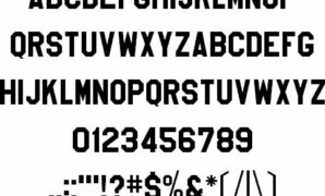 High School USA Font