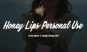 Honey Lips Font