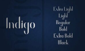Indigo Typeface Font