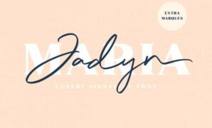 Jadyn Maria Signature Font