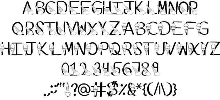 Ks-ice-cream-font.jpg Ks Ice Cream Party Font