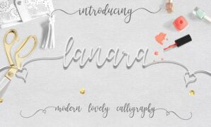 Lanara-font.jpg Lanara Script Font