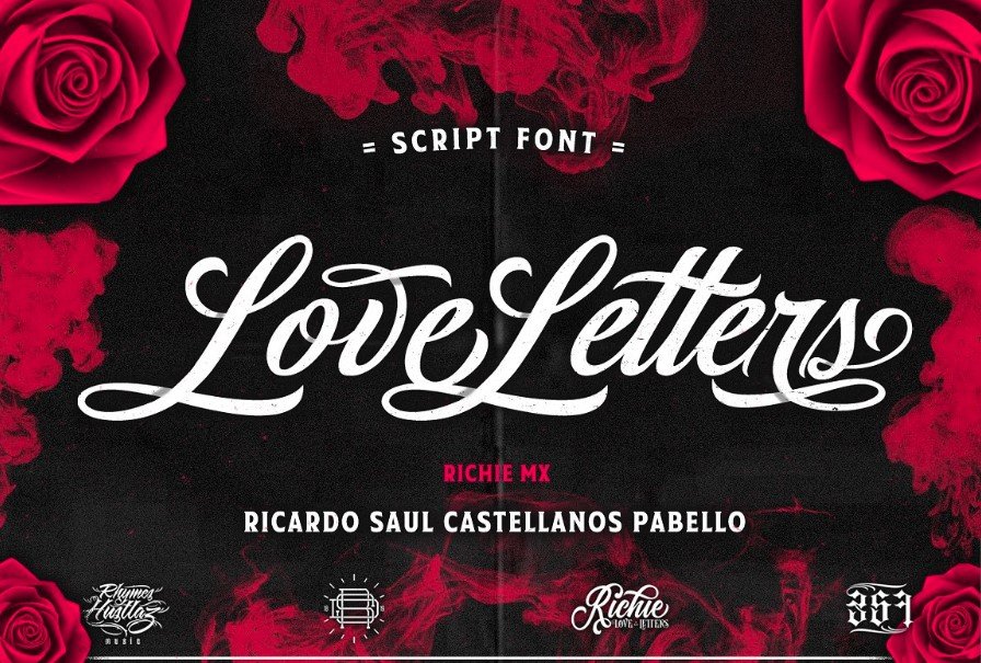 Love-letter-script-font.jpg Love Letters Script Font