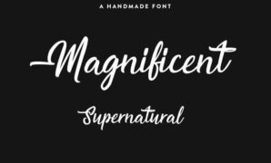 Magnificent Supernatural Font