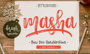 Masha Script Font