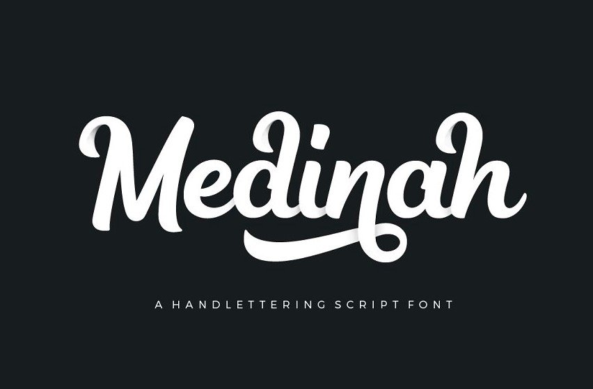 Medinah Script Font