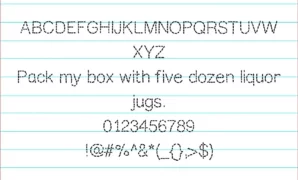 Mix Stitch Font
