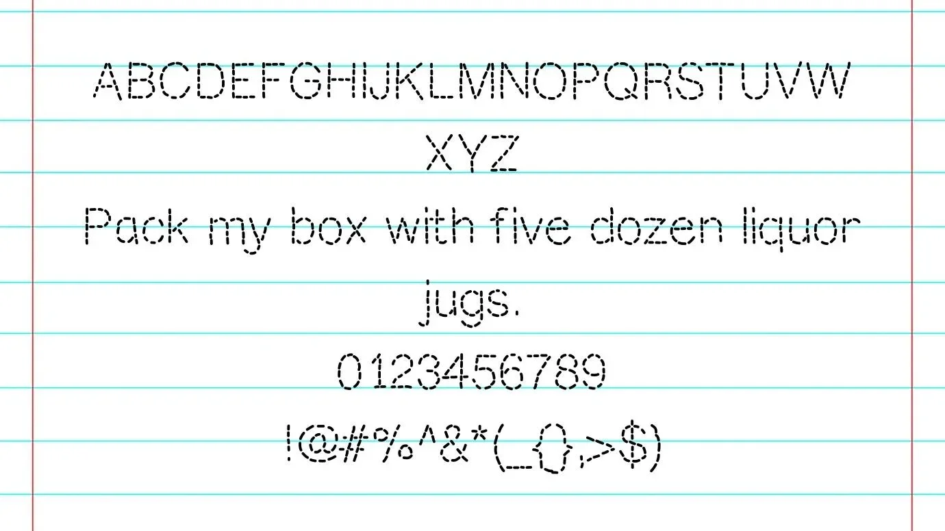 Mix Stitch Font