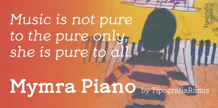 Mymra Piano Font