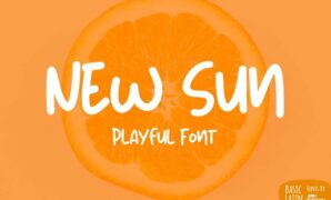New Sun Playful Font