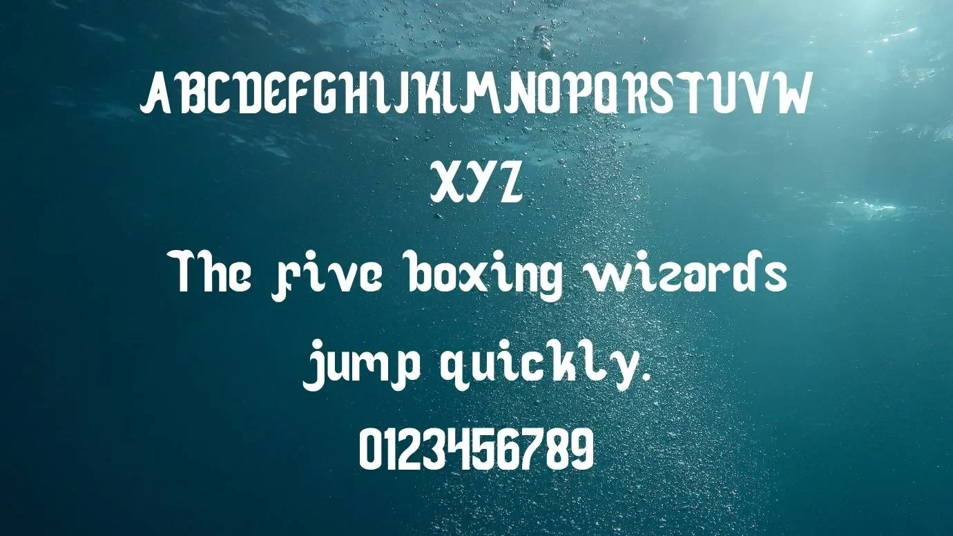 Ocean Font
