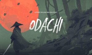 Odachi-font.jpg Odachi Brush Font