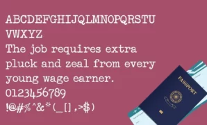 Passport Font
