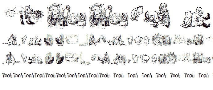 Pooh Classic Dings Font