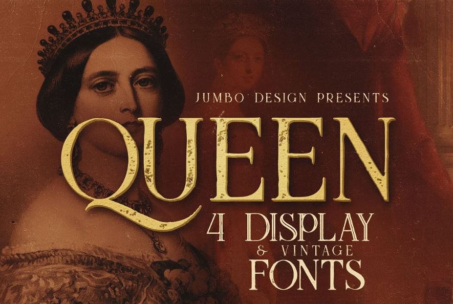 Queen Display Font