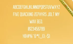 Reckoner Font