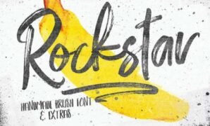 Rockstar Handmade Brush Font